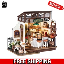 Unique DIY Miniature Cafe House Kit - Perfect Birthday Gift for Craft Lovers