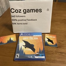 Race The Sun For The Ps4 limited run games Brand New With 2 Cards #198