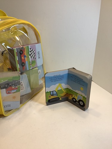 7-Sassi Junior My first Library Books With Child’s Backpack, New - Picture 2 of 3