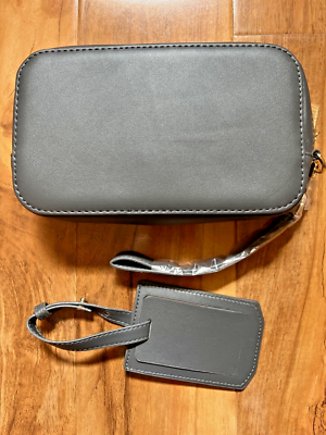 New Moschino Cosmetics Travel bag with luggage name tag | eBay
