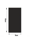 BLACK WATERPROOF NYLON FABRIC PADDED JACKET REPAIR PATCH STICKER OUTDOOR TENT S