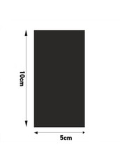 BLACK WATERPROOF NYLON FABRIC PADDED JACKET REPAIR PATCH STICKER OUTDOOR TENT S