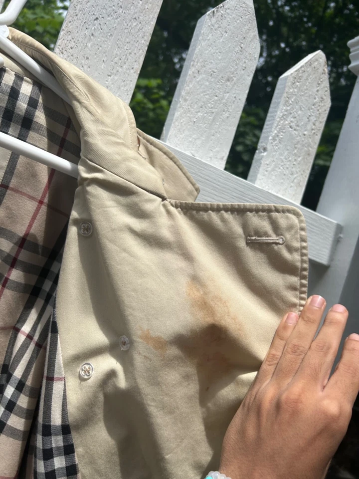 Gabardina larga con cinturón vintage de Burberry Kensington Heritage para mujer 12L bronceada CR Foto 3 de 4