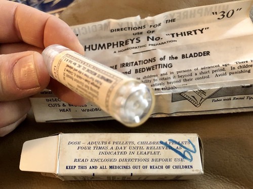1940’s Humphrey’s Homeopathic Med.# 30 Bladder/BEDWETTING-SPANISH FLY FULL Cont. - Picture 5 of 5