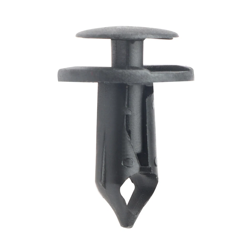 100 clipes para furo de plástico rebites retentor para-choque pino de pressão 8mm - Imagem 2 de 4