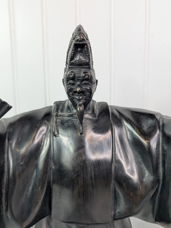 Japonés Noh Kagura Rojin Ko Omote Actor Teatro Bailarín Japón Tamagawa? Firmado Foto 3 de 4