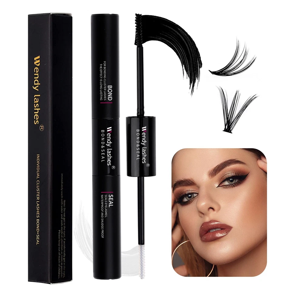WENDY LASHES Wendy Lash Bond and Seal Lashes Glue for Individual Cluster Lashes DIY 10ml