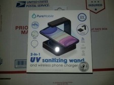 VIVITAR Pure Mobile Device Sterilizer, WIFI Charging, Kills 99 of Viruses, NIB