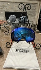 Outdoor Masters Magnetic Ski Lens Goggles Blue Mirrored