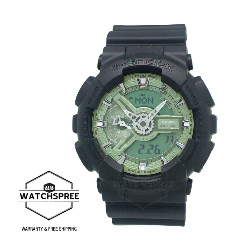Casio G-Shock GA-110 Chromatic Dial Series Black Resin Band Casio G-Shock GA-110 Chromatic Dial Series Black Resin Band