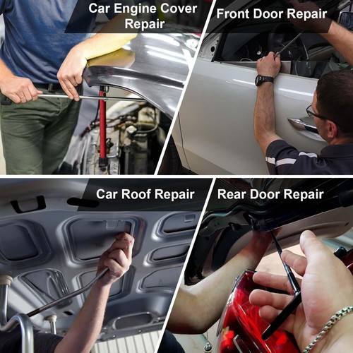 PDR 10Pcs Car Push Puller Rods Dent Removal Paintless Tools Repair Hammer kit US - Bild 8 von 21