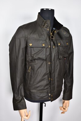 Belstaff Racemaster Waxed-Cotton Brown Jacket Men's size 38 | eBay