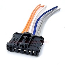 Peugeot 407 Tail Rear Light Lamp black harness connector wiring loom