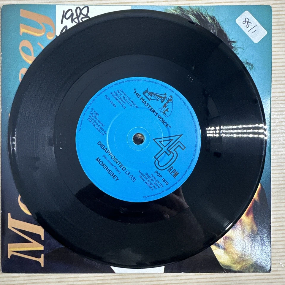 MORRISSEY - Everyday Is Like Sunday 7” Vinyl Record Single VG+ - Image 4 of 4