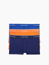 Calvin Klein Men's NP2034O-906 Micro Plus 3-Pack Low Rise Trunk Size XL