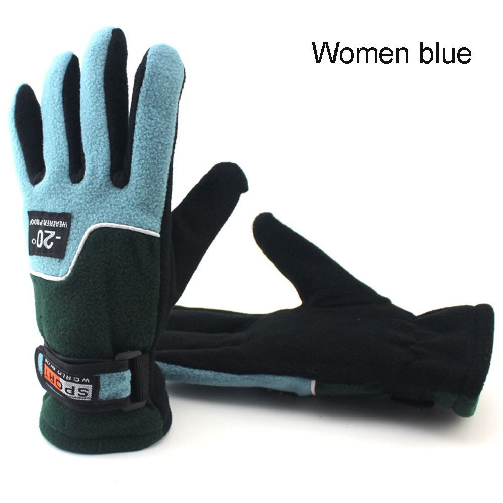 Outdoor Sport Full Finger Windproof Winter Warm Fleece Cycling Bicycle
