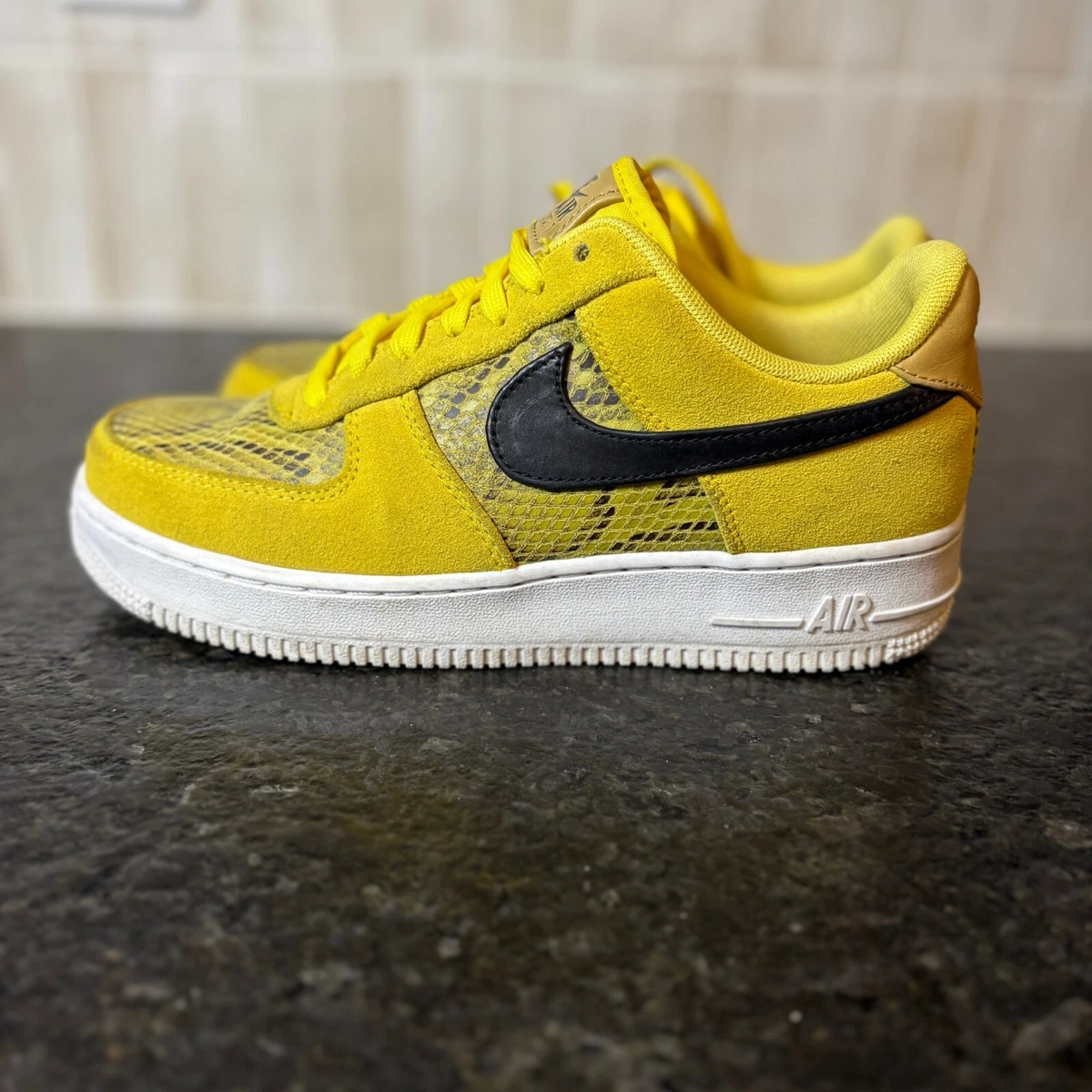 Nike Air Force 1 Low Yellow Snakeskin for Sale | Authenticity 