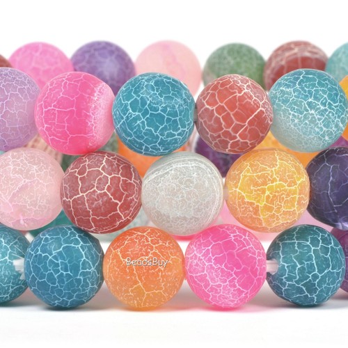 10mm Fashion round gemstone beads stretchable bracelet 7" - Picture 214 of 262