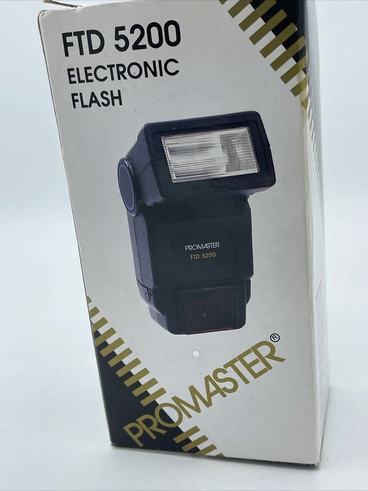 Vintage Promaster FTD 5200 Shoe Mount Flash for  Canon New Old Stock - Image 3 of 4