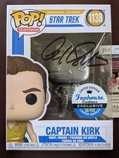 SIGNED LIMITED 50 MADE WILLIAM SHATNER CAPTAIN KIRK SILVER DIAMOND FUNKO POP JSA
