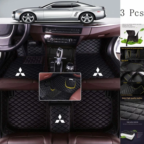 For Mitsubishi Mirage Car Floor Mats Waterproof Carpets All-weather Seasons Set - Picture 21 of 47