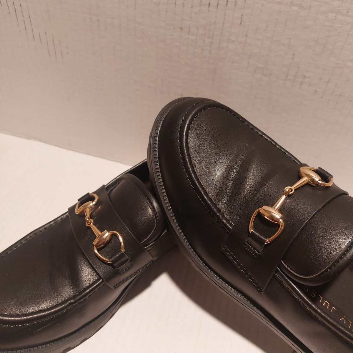 Sincerely Jules Shiny Black Loafers Jules, Belgian Loafer - Black Patent | Tuxedo Collection main image 2