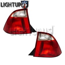 Left Right Sides Pair Rear Brake Tail Lights For 2005-2007 Ford Focus Sedan