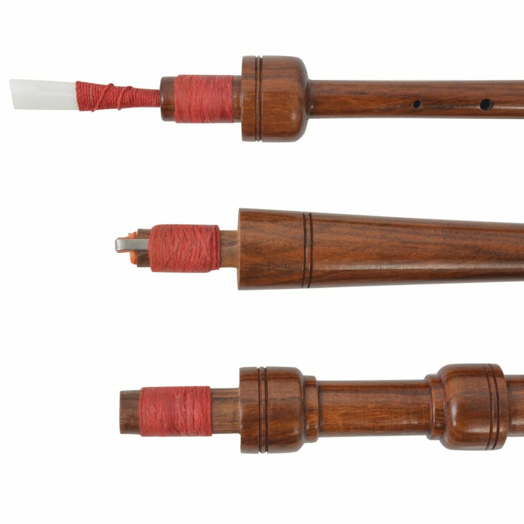 vidaXL Cornamusa Scozzese Great Highland Verde e Nero Strumento Fiato