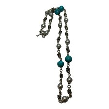 Michael Dawkins Sterling Silver Turquoise and...