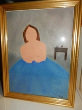 OIL PAINTING, ABSTRACT REALISM, on 12" x 16" canvas board