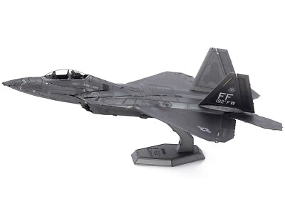 LOCKHEED MARTIN F-22 RAPTOR AIRCRAFT USAF STEEL MODEL KIT BY METAL