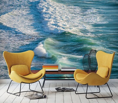 3D Ocean Waves E973 Wallpaper Mural Paper Wall Print Indoor Murals CA Honey