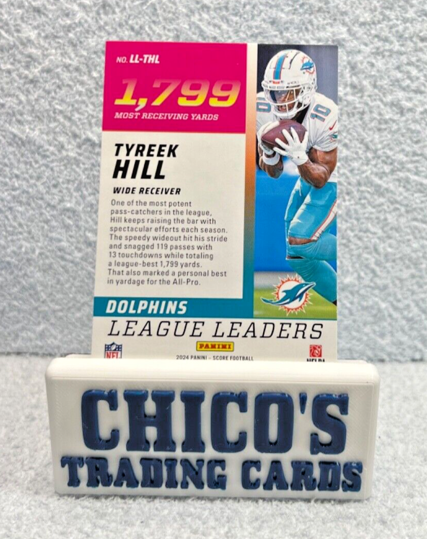 2024 Panini Score League Leaders Tyreek Hill #LL-THL | eBay