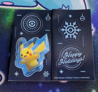 Pokemon TCG Holiday Calendar 2023 Sticker Books Delibird Pickup Pikachu |  eBay
