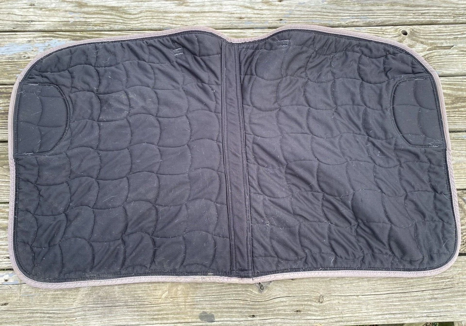 Almohadilla de doma inglesa Weatherbeeta topo usada con forro Wick-Dry Foto 3 de 3