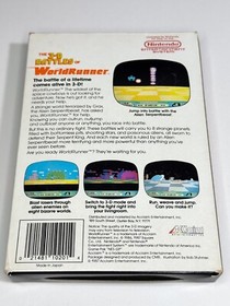 3-D WorldRunner (Nintendo NES, 1987) Tested, with box and manual, No 3D glasses