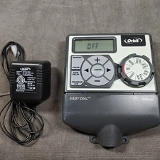 ORBIT 4-Station Indoor Sprinkler Timer/Controller  With Easy-Dial Logic