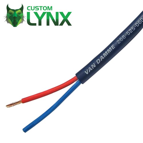 Van Damme Blue Series Speaker Cable. Studio Grade 2 x 2.5mm TwinAX PRO