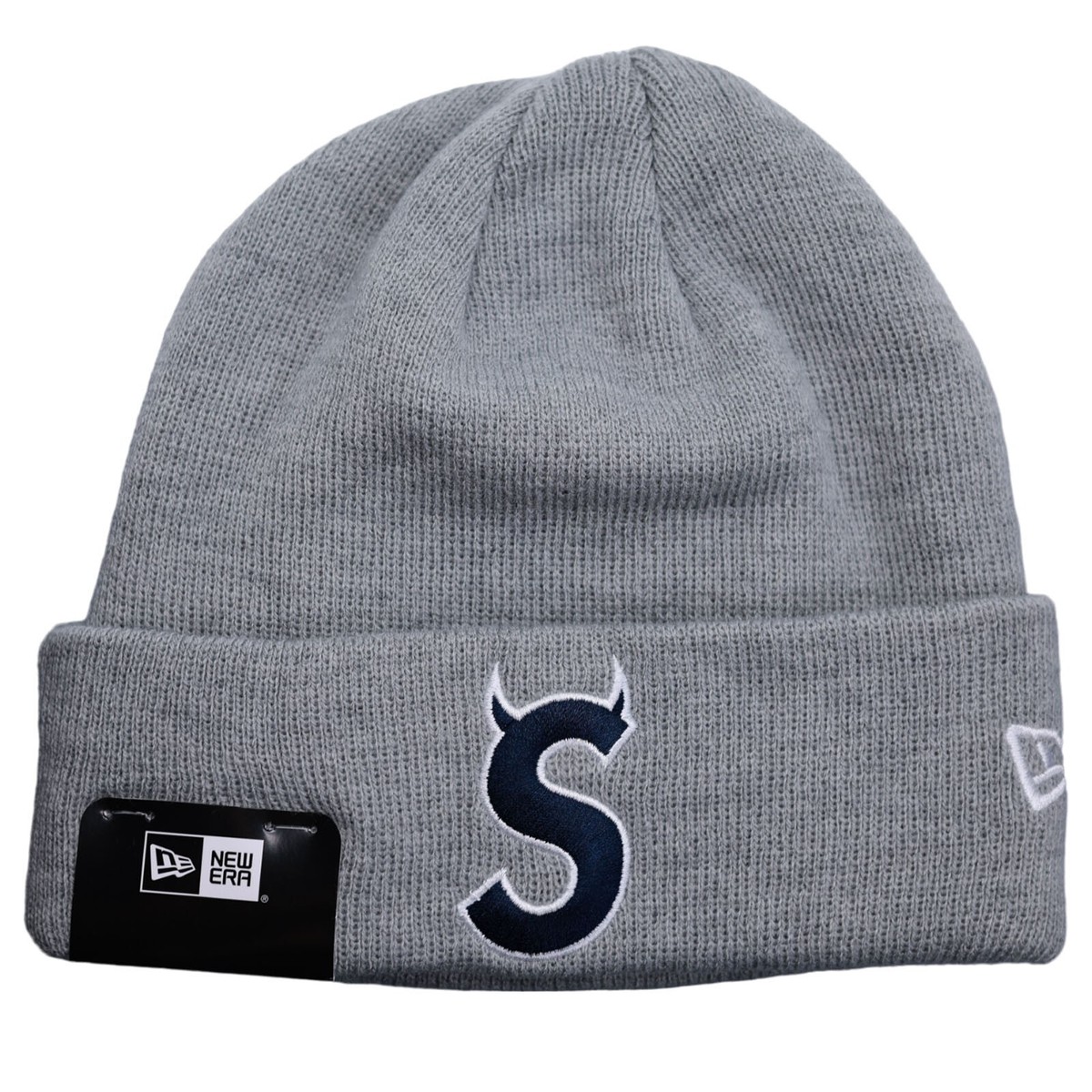 Supreme/New Era Toboggan Beanie 黒 Supreme/New Era Toboggan Beanie 黒 Supreme x New Era $ logo-patch