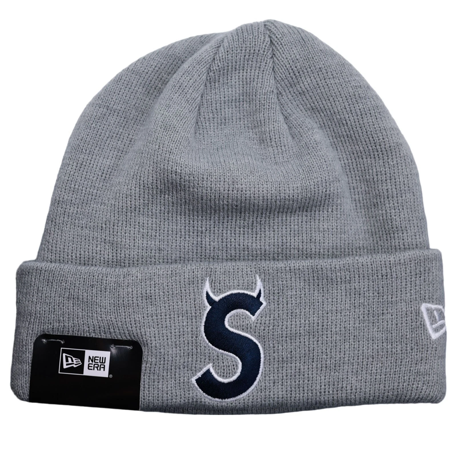 Supreme New Era S Logo Beanie FW22 Grey