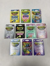 Crayola Crayons HUGE Lot Neon Pastel Cosmic Kindness Glitter & MORE!