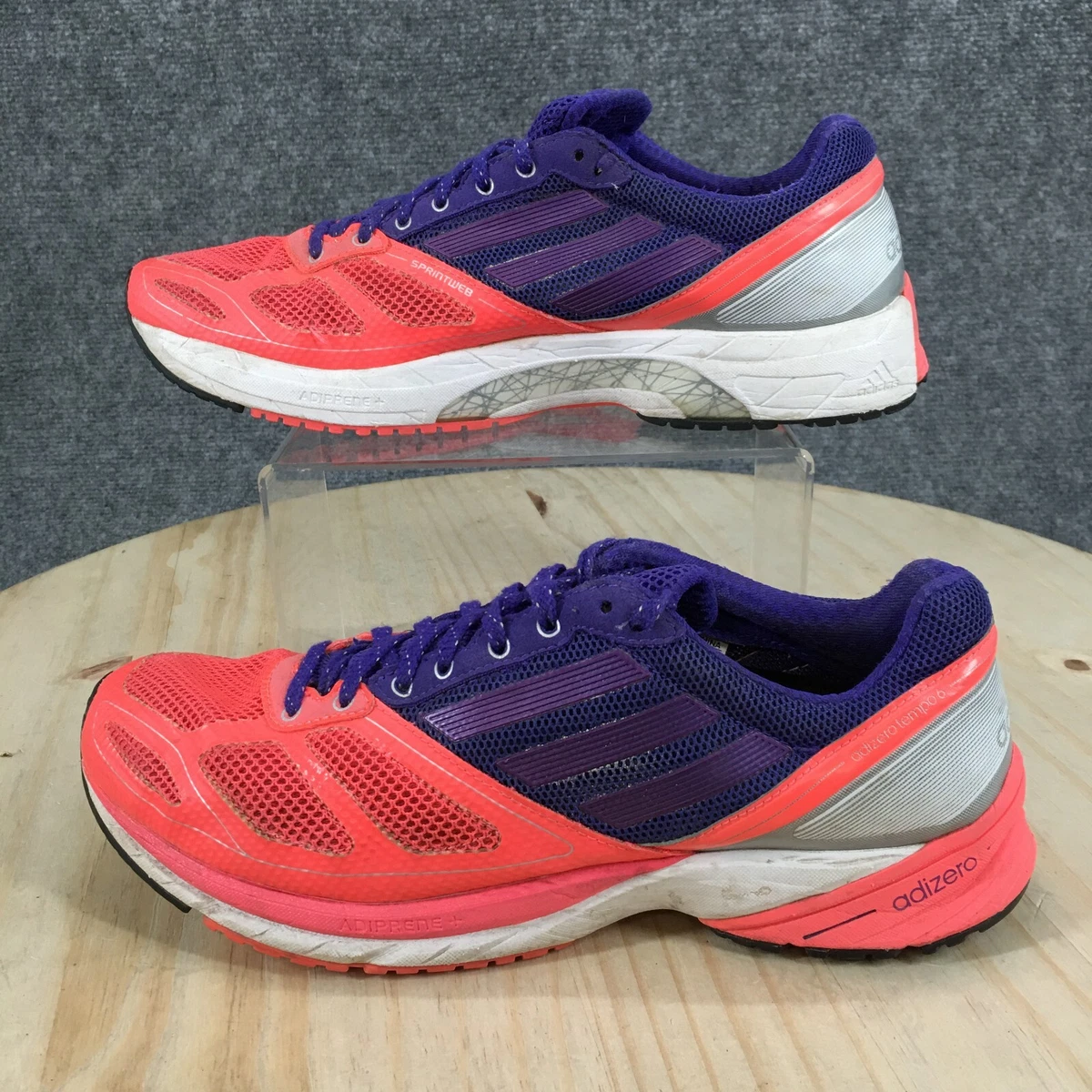 Adidas Shoes Womens 10 Adizero Tempo 6 Athletic Running Sneakers