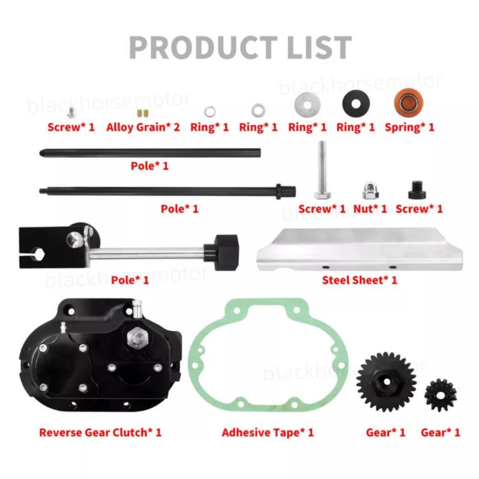 🔥Caja de cambios embrague marcha atrás negra para Harley Touring Road Street Glide 14-2020 Foto 2 de 4