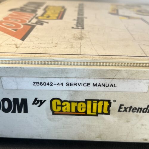 CareLift ZoomBoom 6042-44 Rough Terrain Forklift Service Manual Part Maintenance - Picture 3 of 9