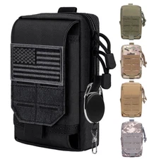 Tactical Molle Pouch EDC Utility Pouch Small Belt Waist Pack Nylon Phone Holster
