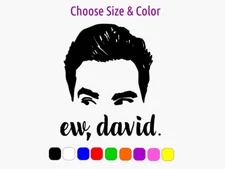 Ew David Rose Schitt's Creek Pride Vinyl Window Wall Sticker CHOOSE SIZE COLOR