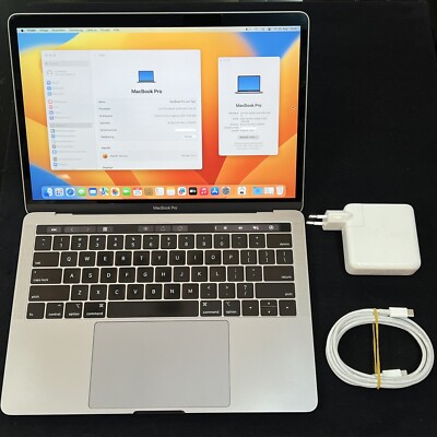 Apple MacBook Pro 13  i5 2019 8GB 256GB Space Grey Touch Bar QWERTY Excellent Condition