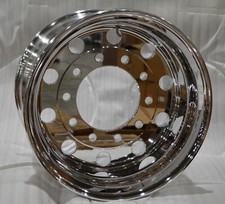 Commercial Truck Trailer 22.5 x 14P0 Forged Aluminum Wheel Polished Hub Pilot