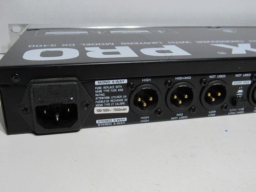 Procesador multiefectos Behringer CX3400 Super-X-Pro Crossover - Negro PROBADO - Imagen 7 de 9
