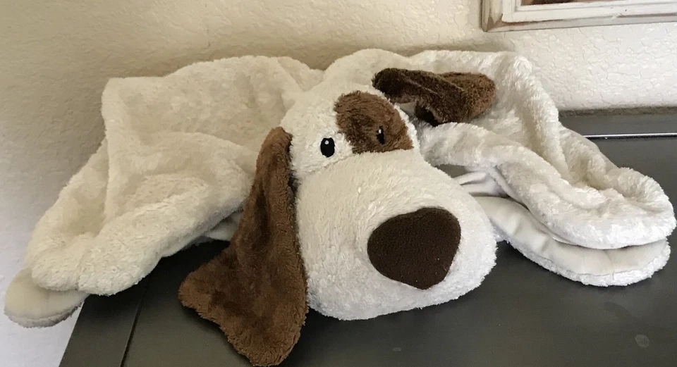 Baby Gund Sobre Rojo Cachorro Perro Peluche Bebé Lovey Crema Sedosa Alfombra de Juego Juguete 42643 Foto 3 de 3